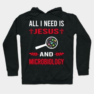 I Need Jesus And Microbiology Microbiologist Hoodie